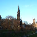 The Scott Monument on Princes Street.